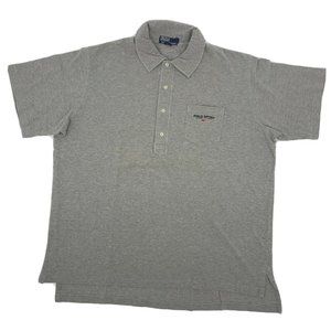 Men's‎ Polo by Ralph Lauren Short Sleeve Pocket Polo Shirt Gray XXL Polo Sport